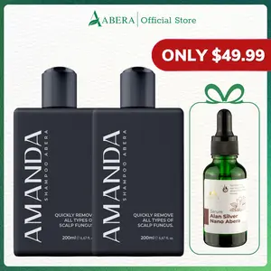 ABERA Amanda Shampoo - Combo 2 Boxes - Support Anti-Dandruff & Anti-Fungal, for Stronger Hair & Healthier Scalp - 6.67 fl oz