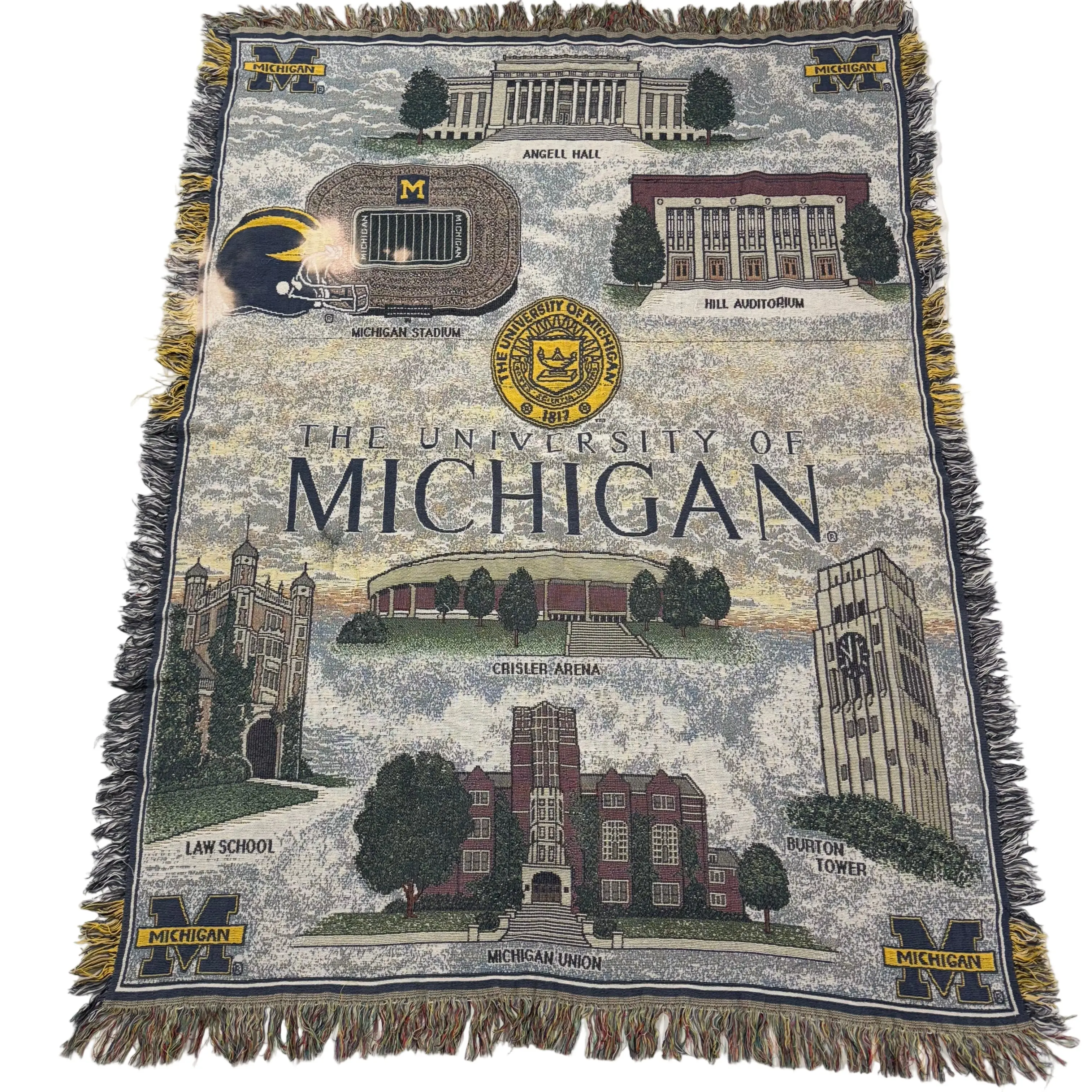Michigan Landmark Blanket