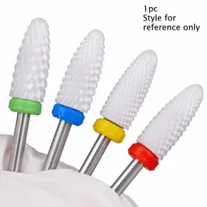 Milling cutter head, nail drill bit for removing nail polish, suitable for home nail art machines, nail art tools, accessories and nail files.