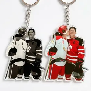 Heated Rivalry & Hollanov Inspired 1-Sided Acrylic Keychains, Bag Charms, Team Hollanov Keychain