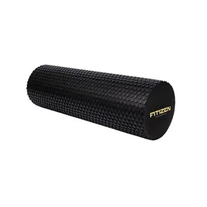 Fitizen Foam Roller - Medium - 18 x 6 Inches -Muscle Massage Rehab Stiff Back Pain Physical Therapy Deep Tissue Firm Exercise Equipment Home Gym Stress Yoga Pilates for The Fit Citizen by FitNation