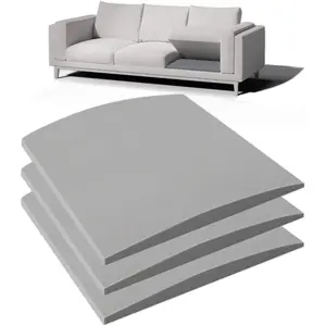 Couch Cushion Support for Sagging Seat - 20" x 20" High-Density Curved  Sofa Cushion Support Board, Couch Supporter for Under The Cushions, Grey Set of 3