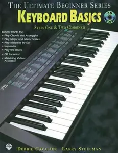 USED-Ultimate Beginner Keyboard Basics: Steps One & Two, Book & CD (The Ultimate Beginner Series) by Debbie Cavalier (Paperback)