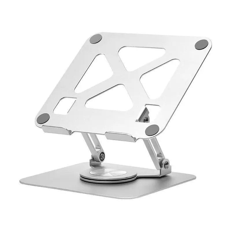 Adjustable Laptop Stand, 360° Rotatable, Height Adjustable, Metal Desktop Stand, Ergonomic Design, Foldable, Compatible with 10-16 Inch Laptops, Laptop Holder
