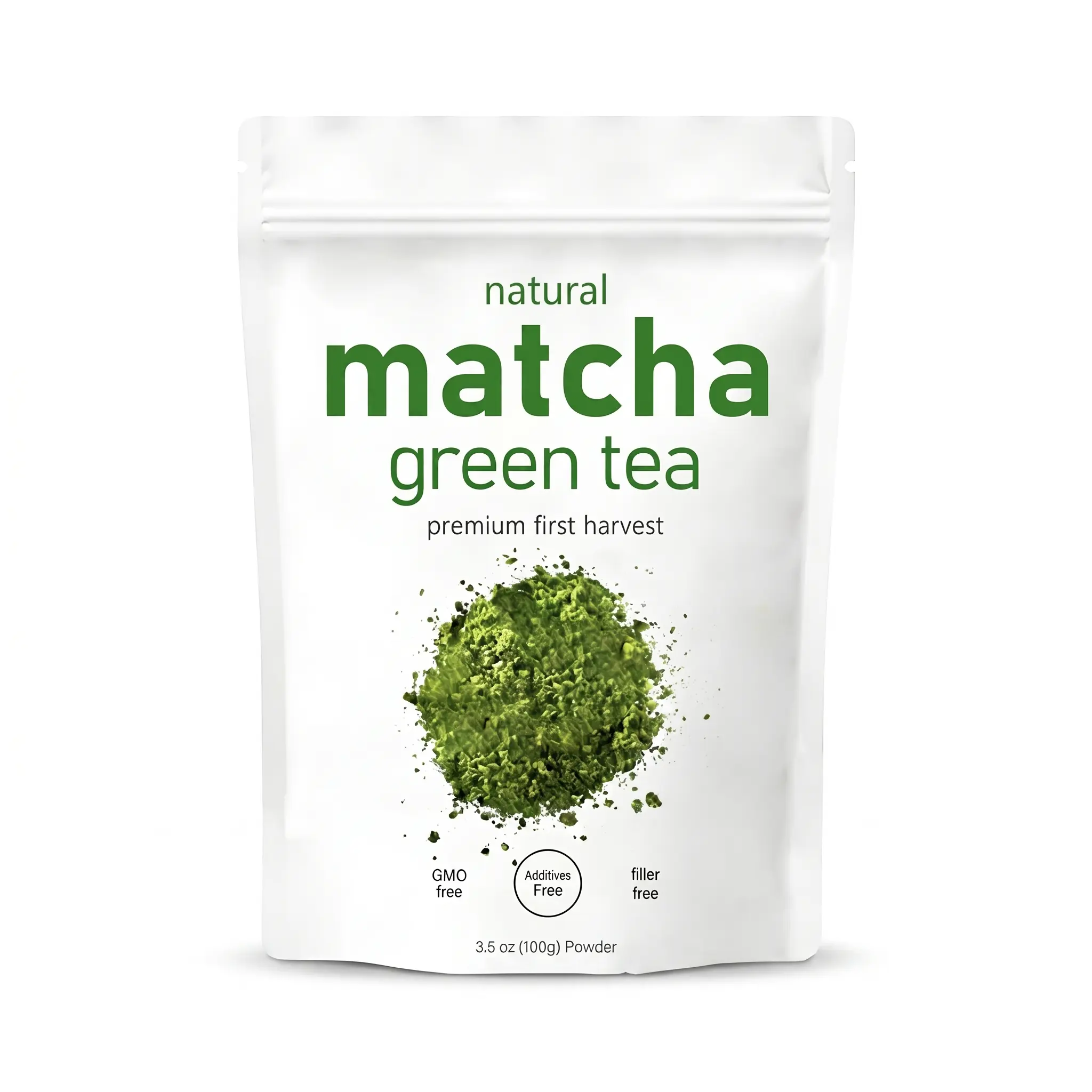 Ceremonial Grade Matcha Green Tea Powder 100g Premium First Harvest Smooth Clean Vibrant Natural Matcha for Daily Sipping Lattes Smoothies Baking