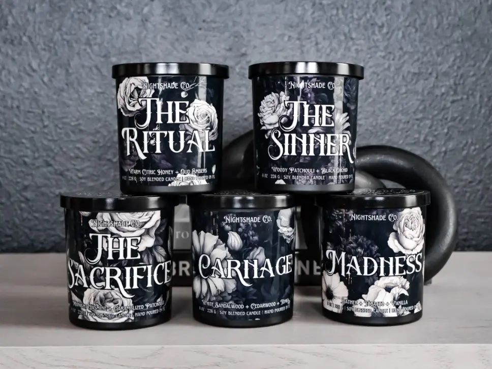 Lord Series Book Title - 8oz Scented Candle | Officially Licensed | Shantel Tessier