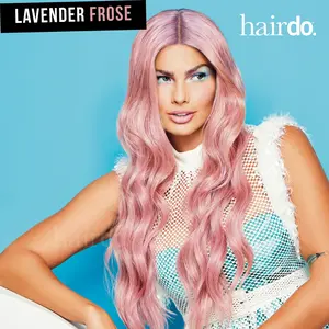 Hairdo Lavender Frose Wig, Frosty Rosé Shade, Gorgeous Heat Friendly Tru2Life Fiber, Unisex Comfortable Cap Design, Cosplay Ready to Wear Wig, Cute Heat Resistant Fiber Wigs for Daily Use, Music Festivals Celebrations & Party