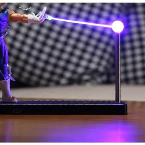 2PCS DB Action Figure -Energy Wave Magnetic Levitation Night LightAmbient Decor Display