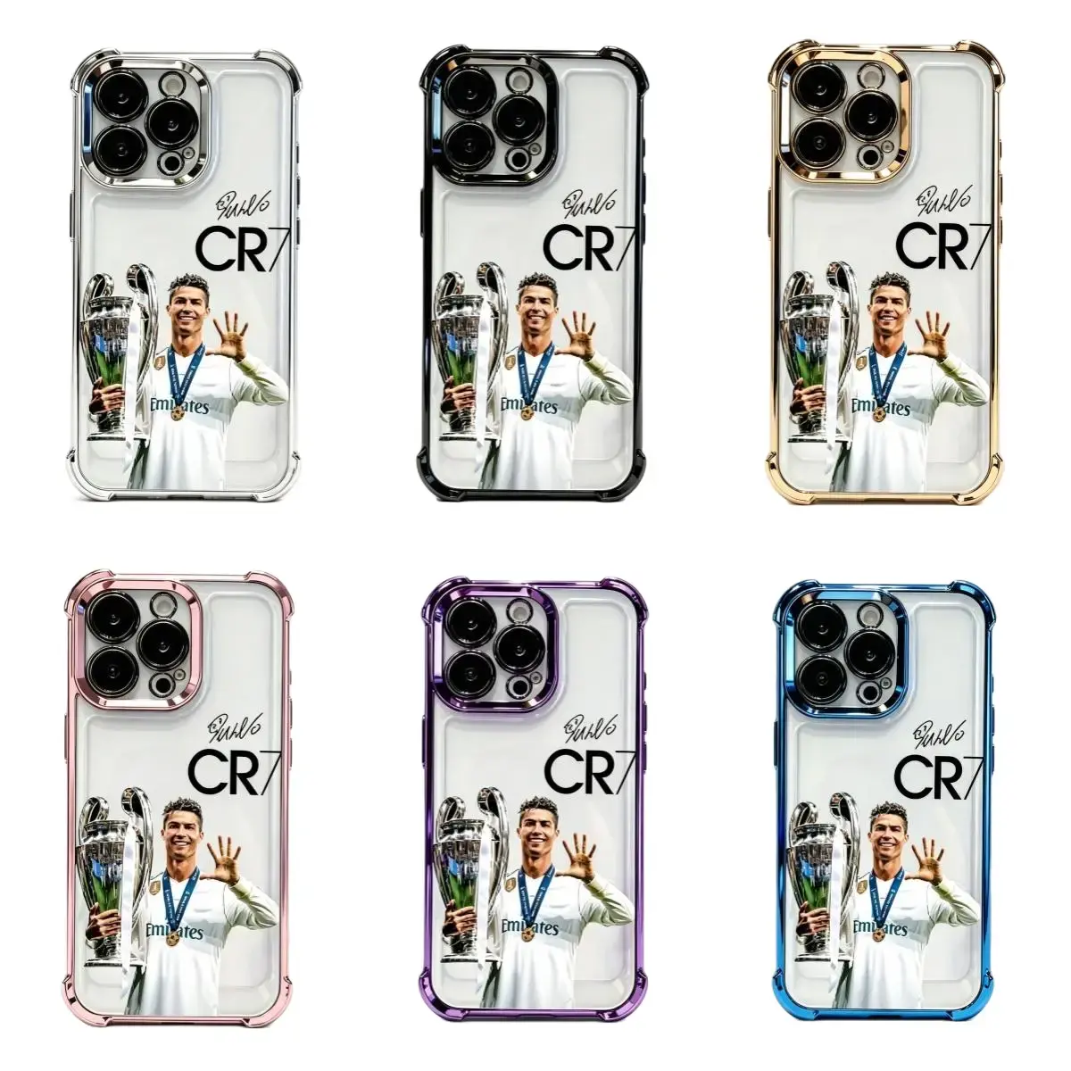 Football Star Golden Ball C-CR7 tpu Phone Case Compatible For iPhone 17 16 15 14 13 12 11 Pro,ProMax ,Plus , Samsung Galaxy S25 Ultra S24 $23 $22 $21 Plus Soft CaseAnti Drop Cover.