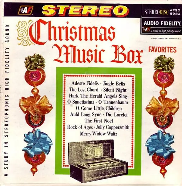 The Music Box - Christmas Music Box Favorites (1962, Audio Fidelity) VG+/VG+