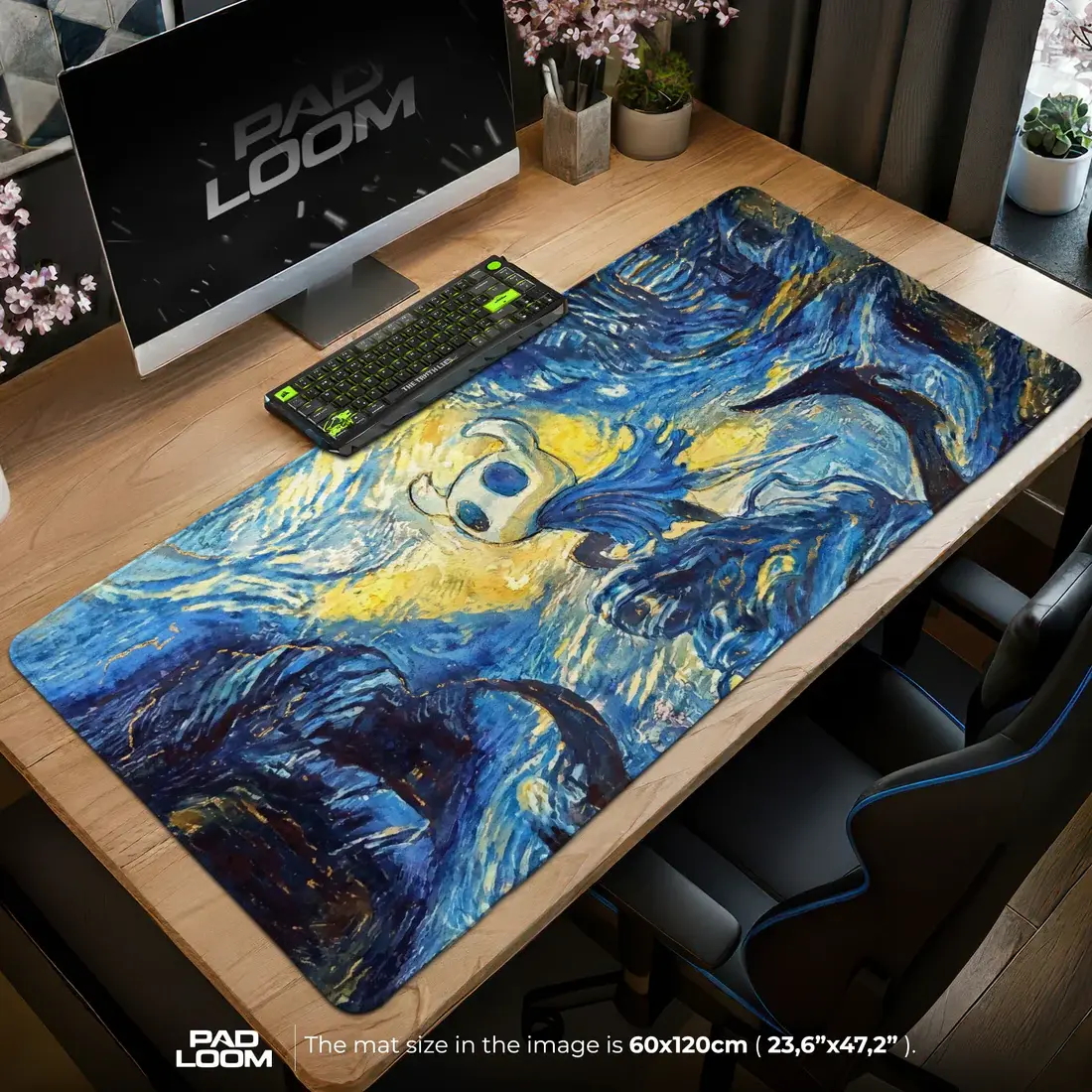 Knight Starry Descent Mouse Pad Hollow Knight Mat – FASTSHIPPING