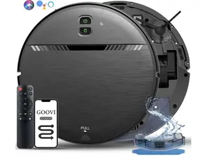 Robot Vacuum Cleaner & Mop Combo with Alexa WiFi App Connection for Pet Hair and Hard Floor Cleaning Smart Connectivity