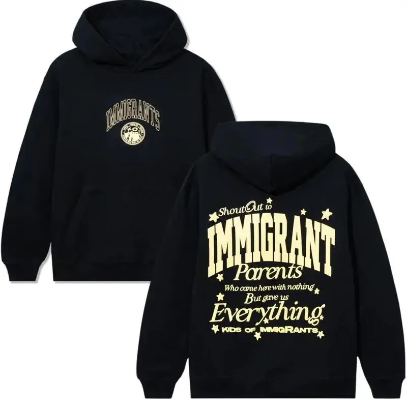 Shout Out To Immigrant Parents Who Came Here Hoodie | Immigrant Human Rights Hoodie | Gift for Women & Men | Sweatshirt & Hoodie Available