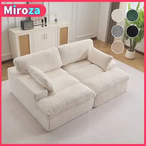 Cloud Modular Couch bed，Sectional Sofa Set with Deep Seat, Upholstered Boneless Couches for Living Room&Bedroom No Assembly Required