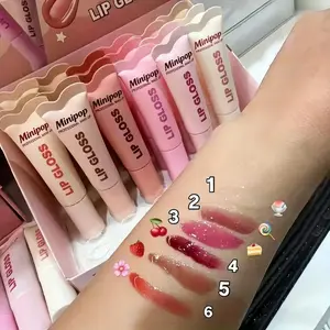 6-Pack Moisturizing Juicy Lip Gloss – Rich Jam Glossy End, Fruit-Infused Scent, Long-Lasting Hydration to Nourish Dry Lips