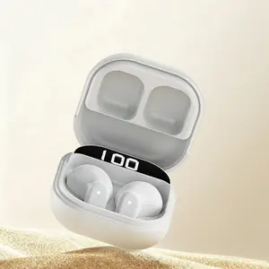 In-ear wireless earphones, Bluetooth 5.4, display touch screen, gaming headphones, short stem design, 35 hours playback time, suitable for sports and work Audio Electronic Headset Earbud