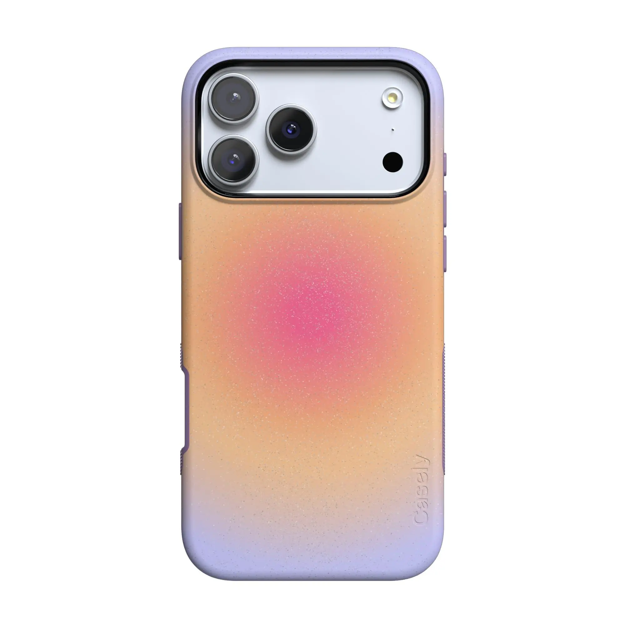 Casely iPhone 17 Pro Case | Aura | Rainbow Sunset Halo | Bold Protective Design | Compatible with MagSafe