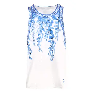 PUMA Mens Stewie City Of Love Crew Neck Sleeveless Replica Jersey Casual - White