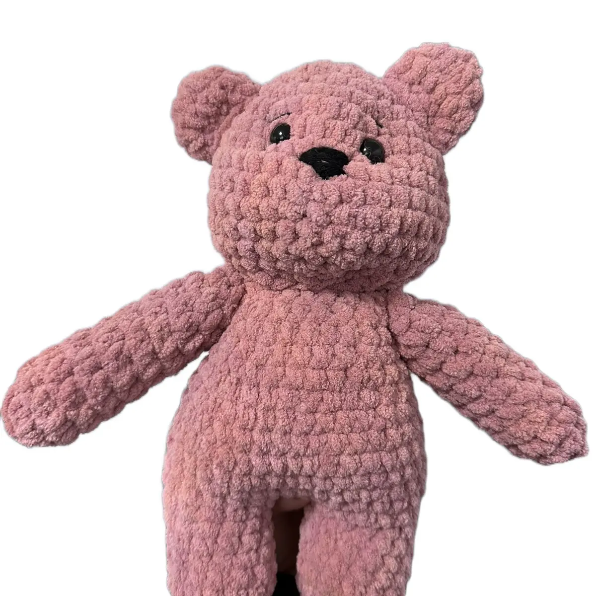 Theodore Crochet Teddy Plushie Stuffed Animal Stuffy