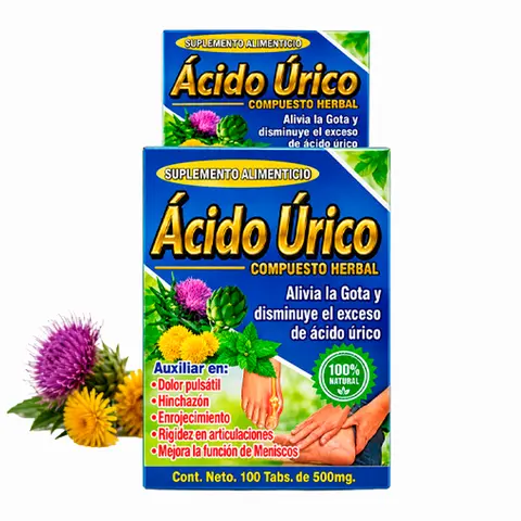 Botanical Herbal Blend 100 Tablets Dietary Supplement with Artichoke Milk Thistle Dandelion and Horsetail 500mg