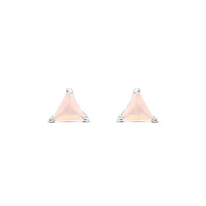Cotton Candy Triangle Studs
