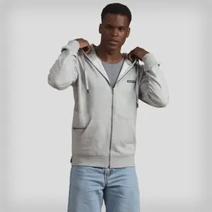 Members Only Brooklyn Zip-Up Hoodie, Long Sleeve Cotton/Polyester Sweatshirt with Kangaroo Pockets