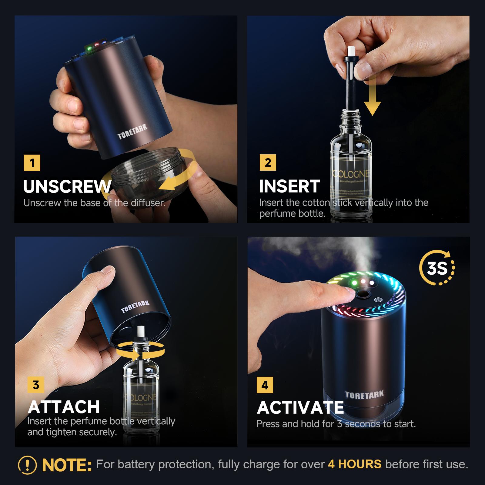 Smart Car Aroma Diffuser: 50ML Natural Cologne Lasting Fragrance Star Roofing,Mother's Day Gift,for Birthday, Wedding, Anniversary, Wife Husband, Mom, Women, Him Her, Girlfriend Boyfriend Smart Car Aroma Diffuser: 50ML Natural Cologne Lasting Fragrance Star Roofing,Mother's Day Gift,for Birthday, Wedding, Anniversary, Wife Husband, Mom, Women, Him Her, Girlfriend Boyfriend