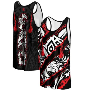 Men’s Black Jacob Fatu Claw Mark Tank Top – Wrestling Inspired Sleeveless Athletic Shirt, Casual Gym Streetwear Summer Top