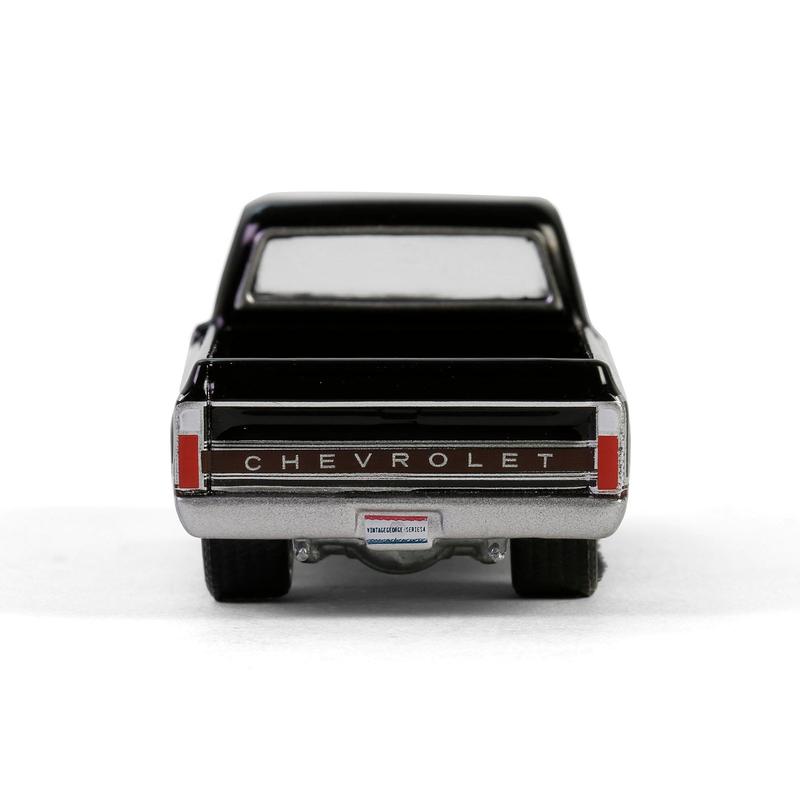 1972 Chevy Cheyenne C10 – Black Diecast 1:64 Scale Model - Greenlight 30546