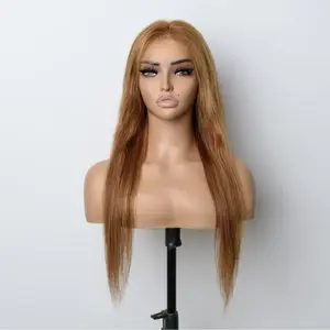 P4/27 5x5/13x4 HD Lace Straight Human Hair Glueless Wig 9A Remy Human Hair