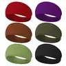 6 PCS Workout Wide Headbands for Women Non Slip, Super Soft Yoga Running Exercise Head Bands, Elastic Sweat Band Hair Bands for Women's Hair, Womens Solid Headband Hair Wrap