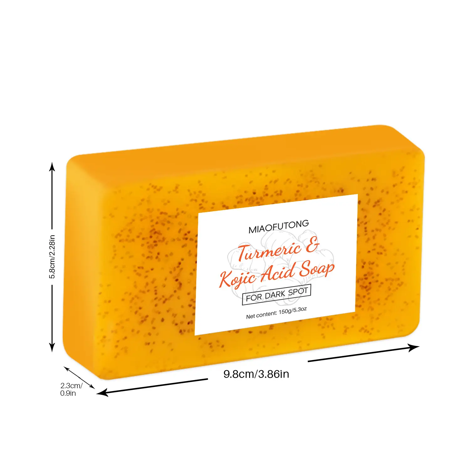 Turmeric Lemon Granule Soap 150g