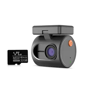 KAWA 2K Mini Dash Cam, 1 Count Car DVR with 32GB Mirco SD Card, Emergency Recording, Voice Control & App Monitoring Car Camera, Car Dashboard Camera, Wifi Dash Cam, Car Electronics
