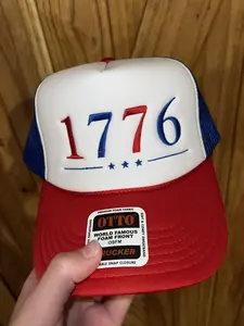 1776 Embroidered Trucker Hat