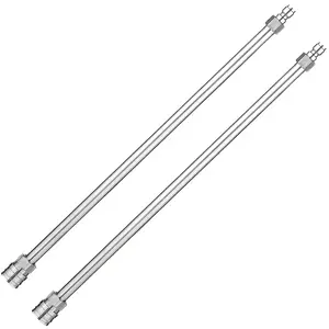 RIDGE WASHER 17 Inch Stainless Steel Pressure Washer Extension Wand with 1/4 Inch Quick Connect (2 Pack)