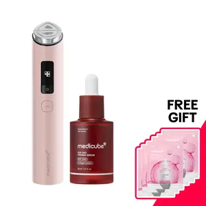 [NEW] [medicube Official] Pilates for Your Face SETㅣPink Booster Pro X2 + SerumㅣIntensive Delivery for Long-lasting Hydration, Skin Definition & Glow BoostingㅣVisible Glow-Boosting Facial Dual Mode DeviceㅣNAD or Kojic Acid or PDRN SerumㅣKorean Skincare