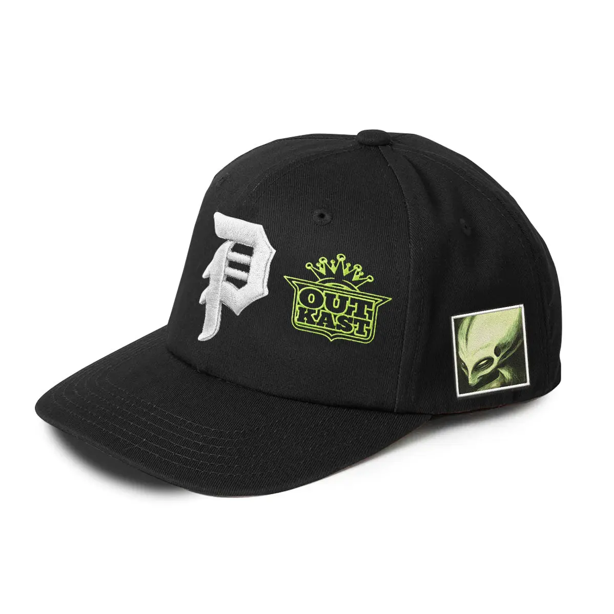 Primitive Skateboarding Men's Hat ATLIENS A-FRAME SNAPBACK