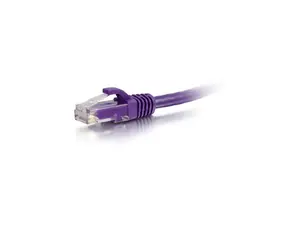 C2G 50820 4 ft. Cat6a Snagless Unshielded (UTP) Ethernet Network Patch Cable - Purple