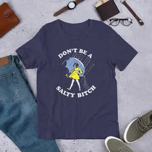 Funny Don't Be a Salty Bitch Vintage Salt Logo Eclectic Bohemian Unisex T-shirt