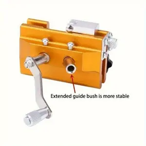 Portable Hand-Crank Chainsaw Sharpener, Quick Chainsaw Sharpening Tool, Portable Chainsaw Sharpening Set, Suitable for All Types of Chainsaws