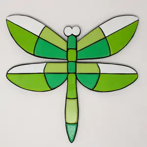 Wall Art - Limited Edition Wood Mosaic - Dragonfly