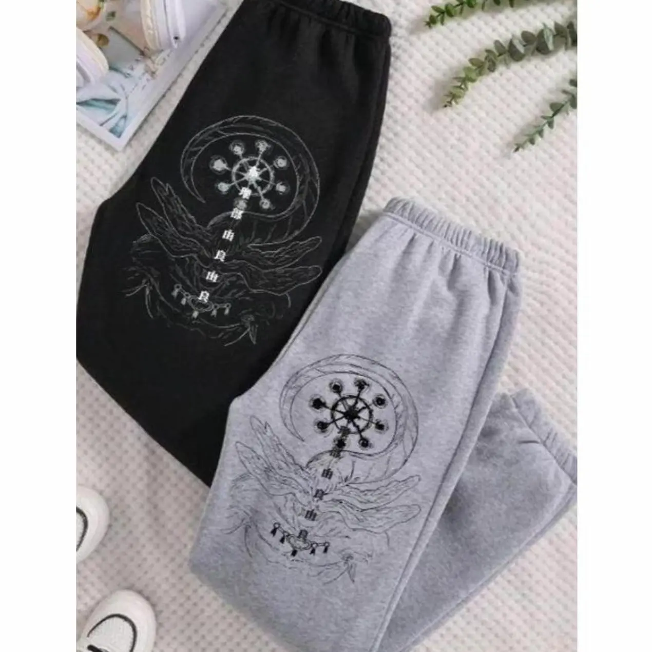 Vintage Ryomen Sukuna x Mahoraga Jujutsukaisen Cotton Unisex Sweatpants, Casual Trending Anime Men's Underwear, Anime Lovers, Manga Fans, Trendy Top Sweatpants, Unisex Cotton Graphic Casual Sweatpants, Gift For Fan, Men and Women, Best Gift SS LNBN3