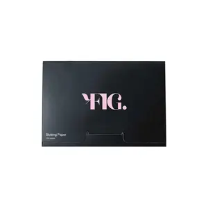 FIG Cosmetics Oil Control Blotting Papers | 100 Sheets | Fragrance-Free, Dye-Free, Bamboo Charcoal | For All Skin Types | Travel-Friendly, Makeup-Safe, Instant Oil Absorption