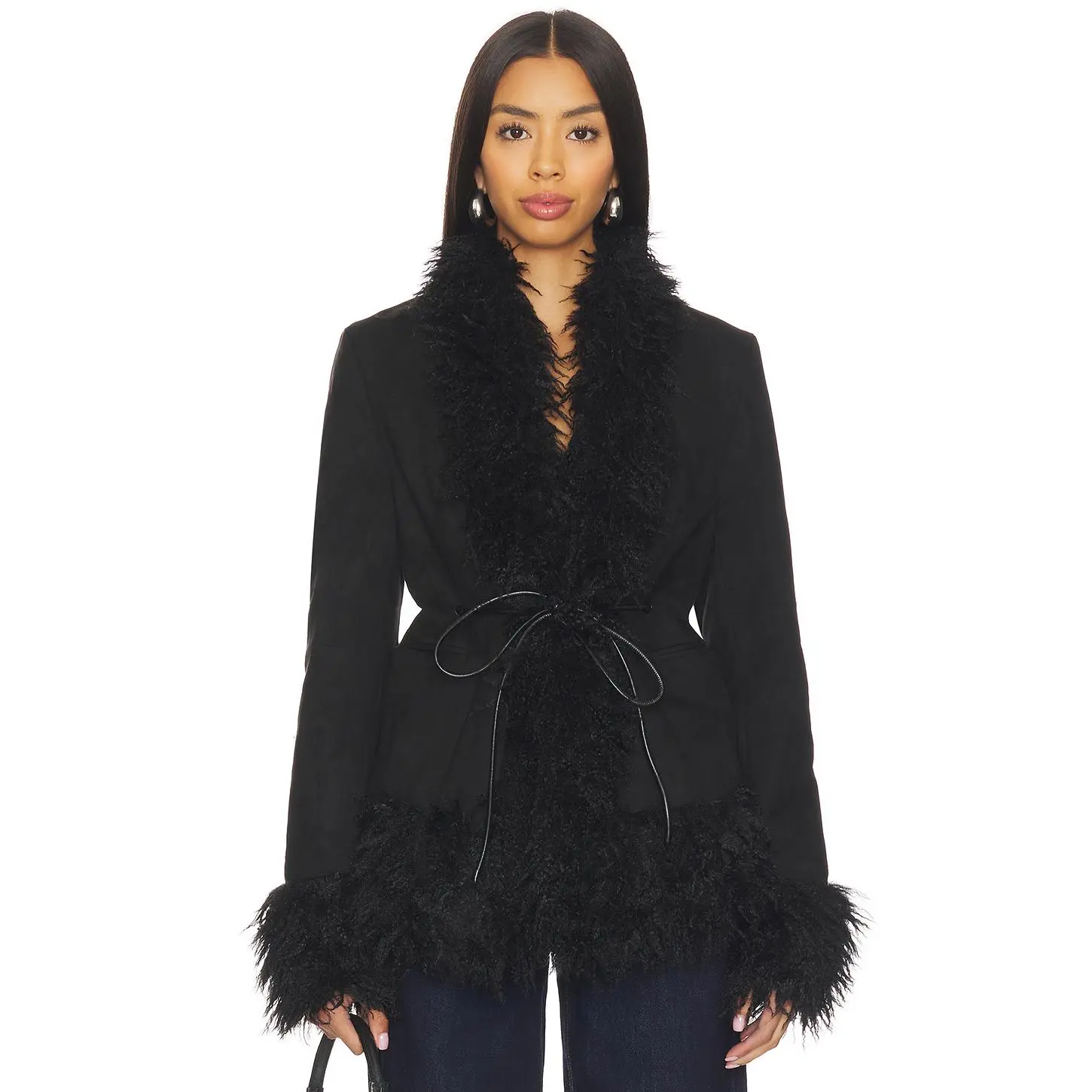 LIONESS Oui Oui Coat in Ink