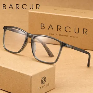 BARCUR Classic, Comfortable, Casual Style, Reading Glasses, Fashionable Decoration, Full Frame, Square Frame, Brand Packaging, Perfect Gift Item