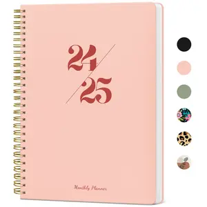 Monthly Planner 2024-2025, 2024 Calendar 18 Months Planner, JAN 2024 - JUN 2025, 7.4" x 9.6", 2024 Planner Spiral Bound, Perfect for School & Office