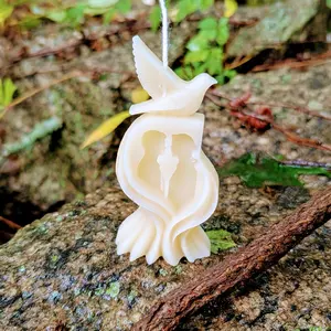 Peace Dove Couple Handmade Candle with Elegant Design for Home Decor and Romantic Settings