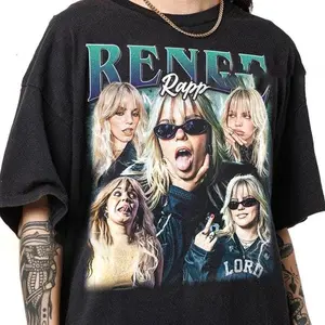 Renee Rapp American singer Unisex Softstyle Vintage Shirt, Gift For Woman and Man Unisex T-Shirt