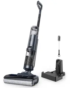 JONR ED12 Pro Smart 3-in-1 Wet Dry Vacuum with Cordless Handheld Design, Hot Water Brush Wash & Hot Air Drying, Self-Propelled, Self-Cleaning, Double Edge Cleaning, For Hard Floors & Pet Hair & Sticky Messes