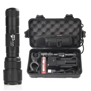 UltraFire WF-502B Tactical Flashlight - Ultra Bright 1000 Lumens, 5 Modes, IPX-65 Waterproof, Ideal for Law Enforcement and Outdoor Adventures Emergency Rechargeable